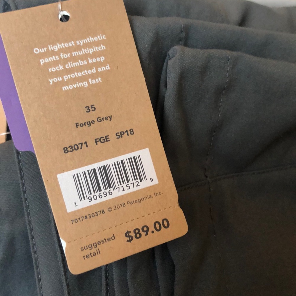 NWT PATAGONIA MENS RPS ROCK PANTS 83071 ! - Picture 7 of 8